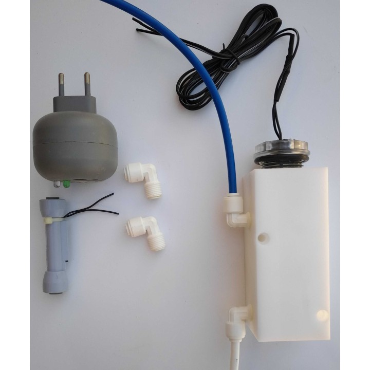 LED UVC  220V M/A (LED + chambre de traitement + transformateur + contacteur de débit) pour une alimentation sur secteur